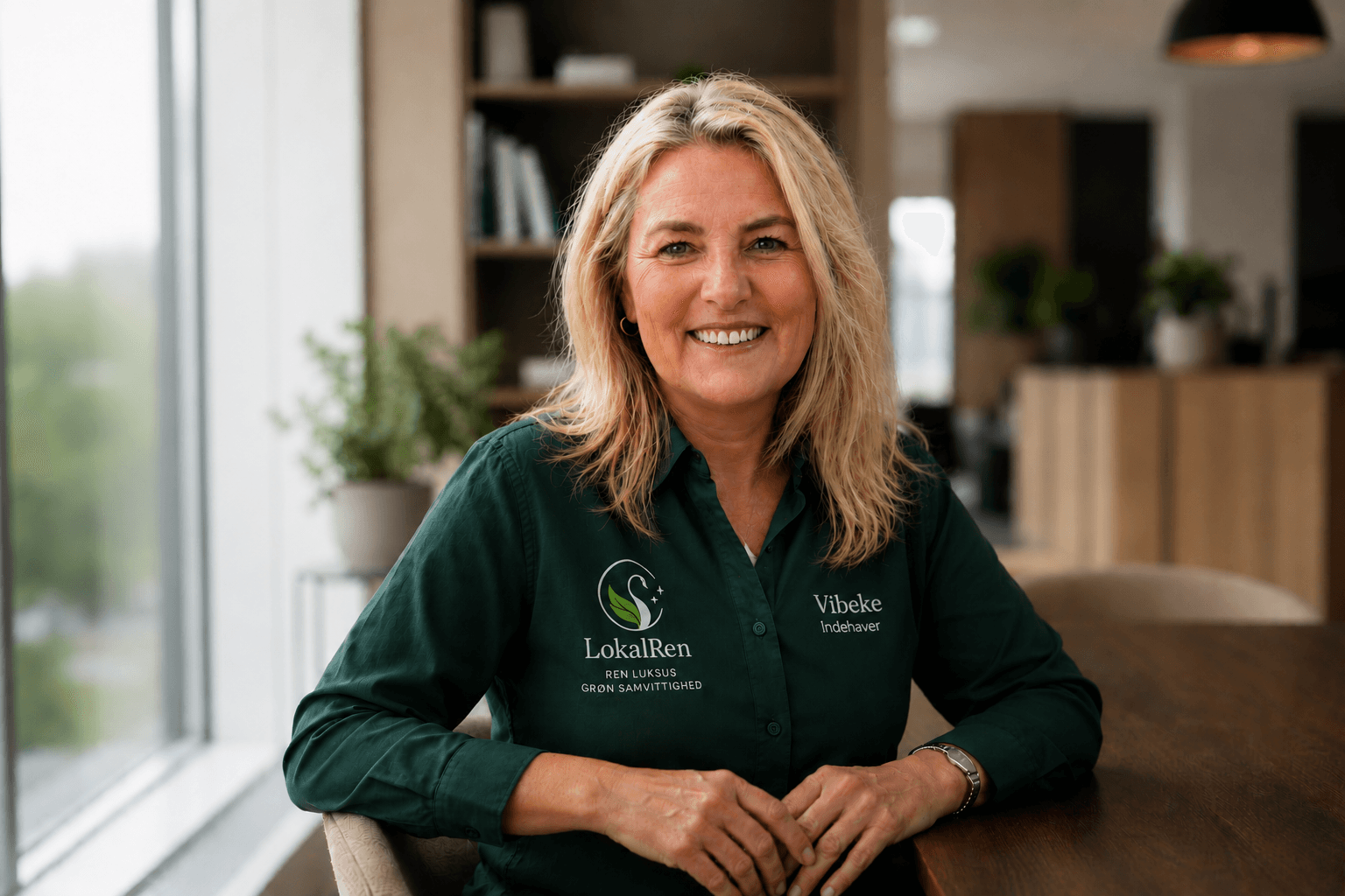 Vibeke, kvalitetsansvarlig hos LokalRen